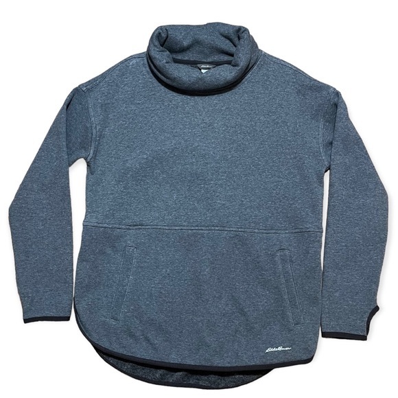 Eddie Bauer Northern Light Plush Funnel Neck Sweatshirt Sz S - Picture 3 of 16
